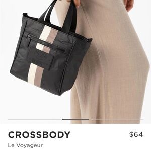 Aloha Collection Black Crossbody Bag